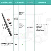 ezgo electric rear axle​
